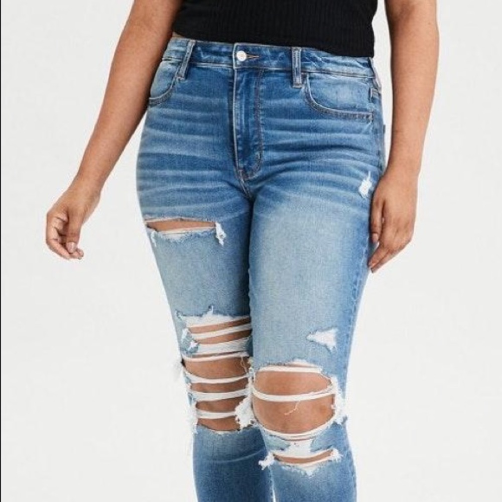 American eagle next level stretch curvy jeggings